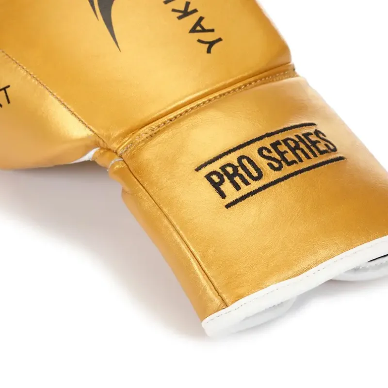 Рукавички боксерські Yakimasport TIGER GOLD L розмір 10 унцій, золотисті Рукавички боксерські Yakimasport TIGER GOLD L розмір 10 унцій, золотисті