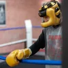 Рукавички боксерські Yakimasport TIGER GOLD L розмір 10 унцій, золотисті Рукавички боксерські Yakimasport TIGER GOLD L розмір 10 унцій, золотисті