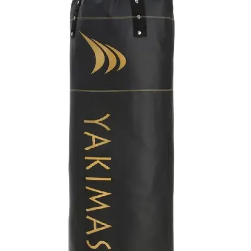 Мішок боксерська, Yakimasport 150 х 40 см 425320, чорно-золотистий