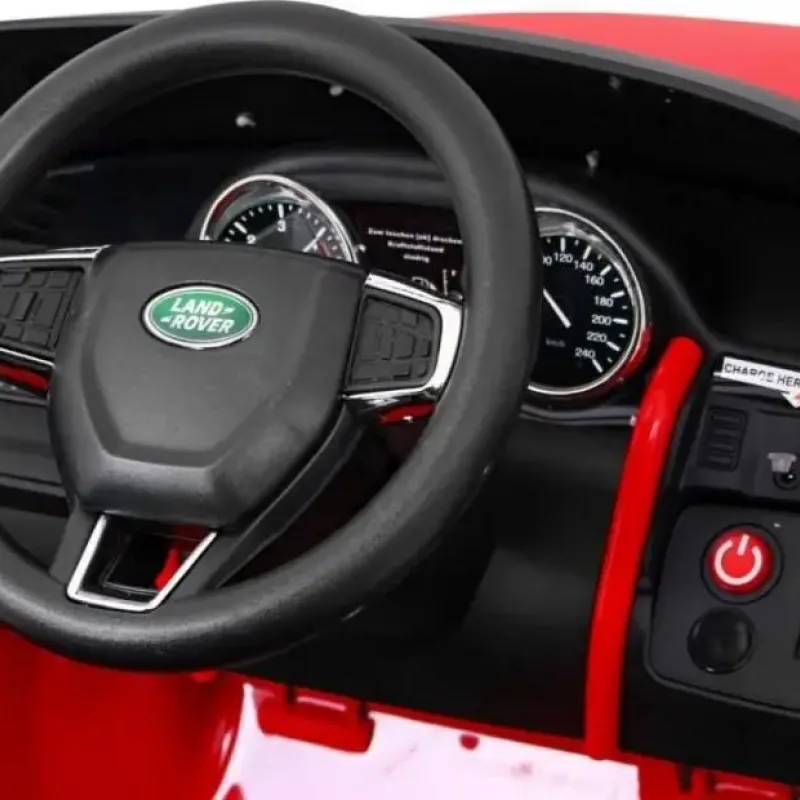 Дитяча акумуляторна машинка Land Rover Discovery Червона Дитяча акумуляторна машинка Land Rover Discovery Червона