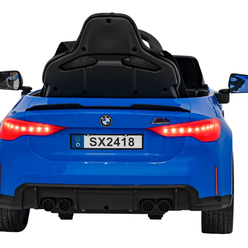 Дитяча акумуляторна машинка BMW M4 Синя Дитяча акумуляторна машинка BMW M4 Синя