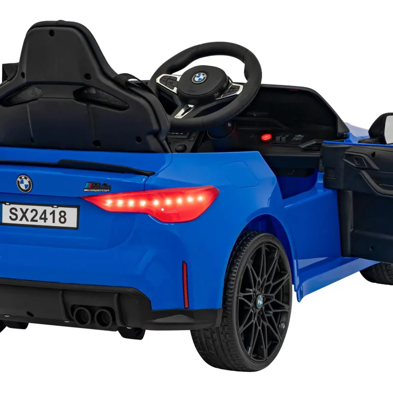 Дитяча акумуляторна машинка BMW M4 Синя Дитяча акумуляторна машинка BMW M4 Синя