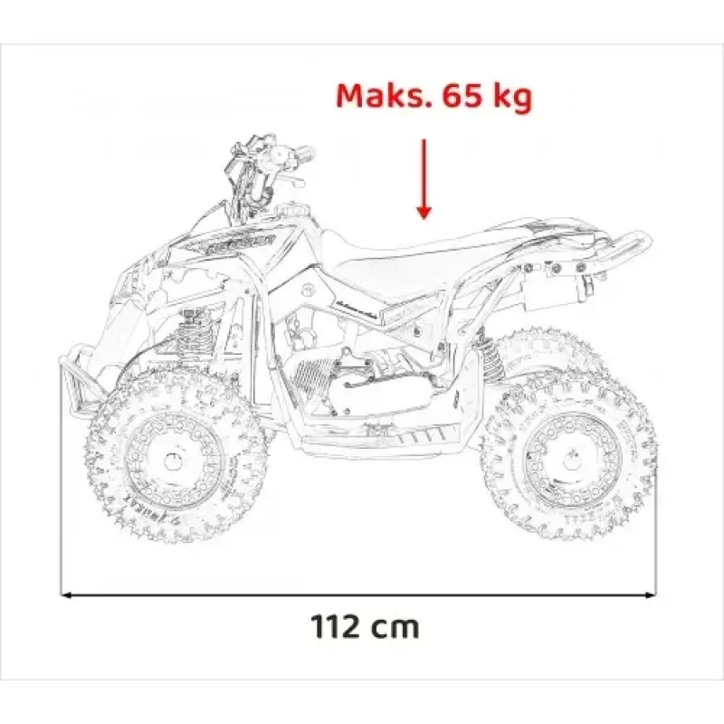 Дитячий акумуляторний квадроцикл RENEGADE HIPERFECT 49CC Зелений Дитячий акумуляторний квадроцикл RENEGADE HIPERFECT 49CC Зелений