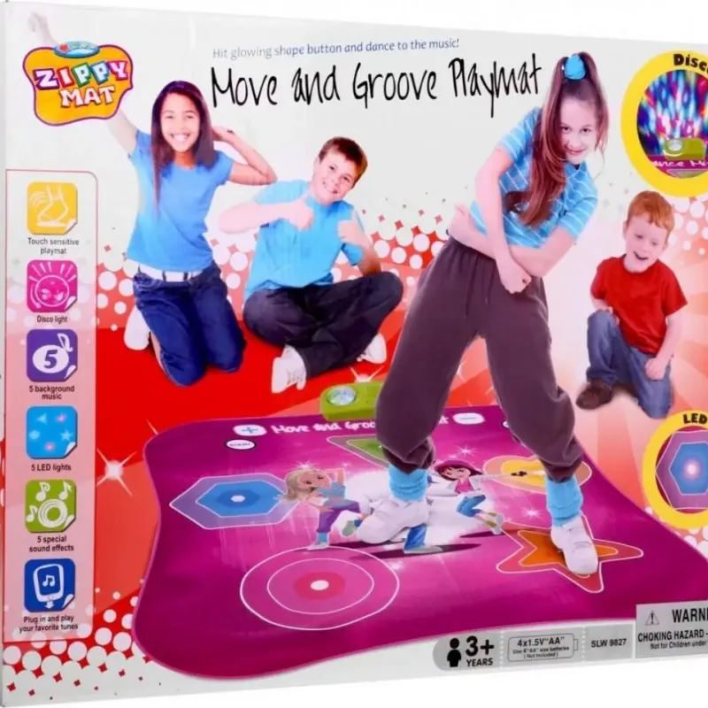 Килимок музично-танцювальний Ramiz SLW9826 Move and Groove, рожевий