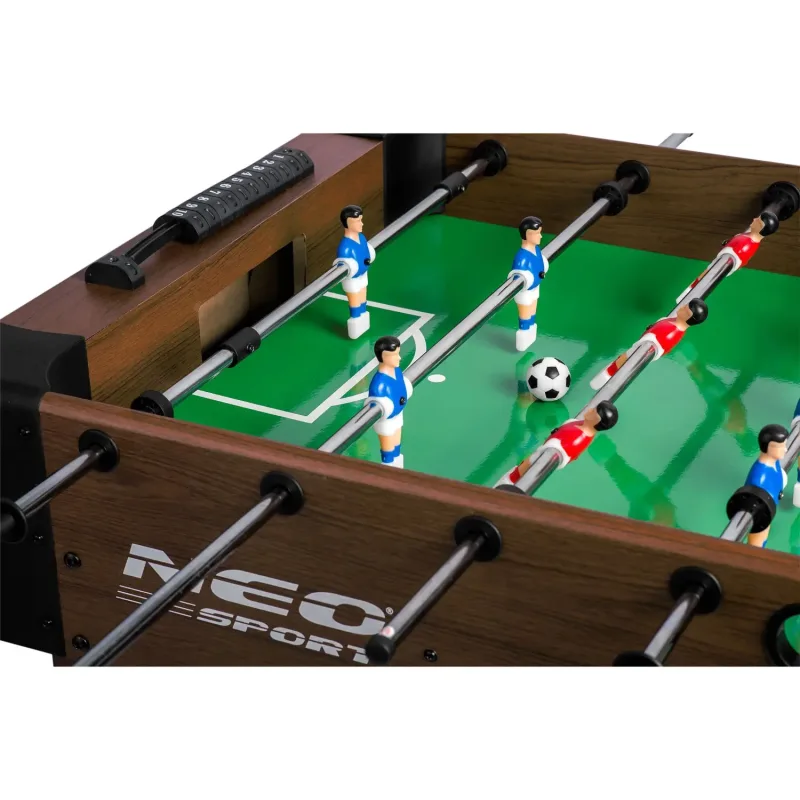 Настільний футбол Neo-Sport NS-804, 118 x 61 x 79 см - темно-коричневий