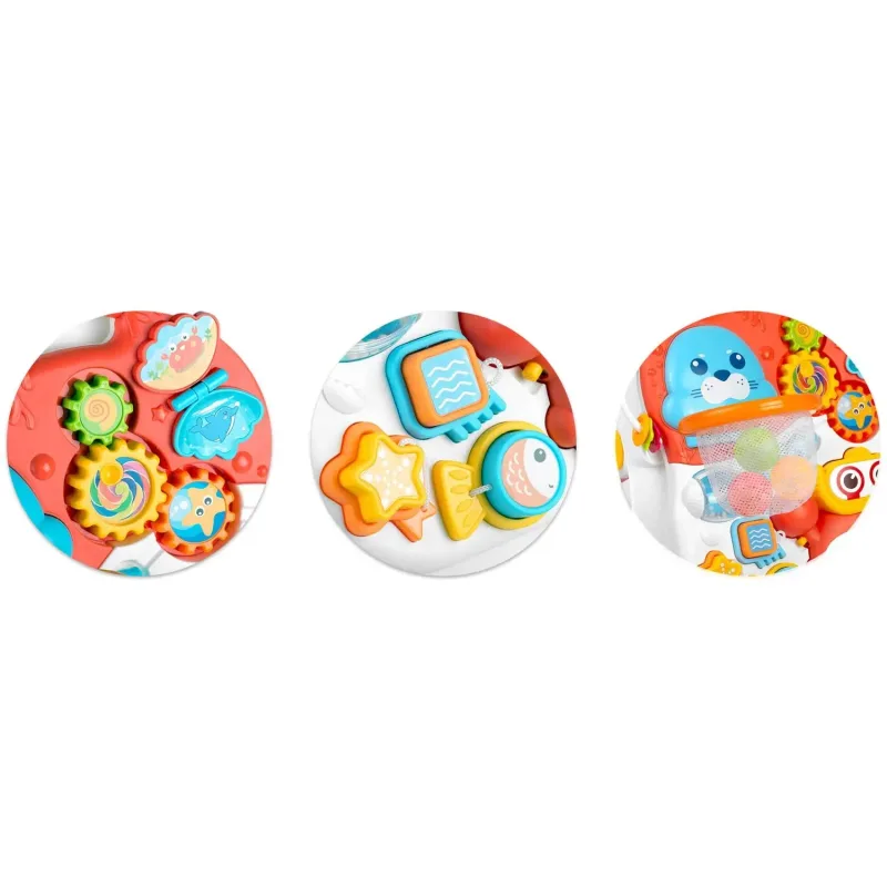 Каталка 2-в-1 інтерактивна Ricokids біло-червона Каталка 2-в-1 інтерактивна Ricokids біло-червона