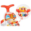 Каталка 2-в-1 інтерактивна Ricokids біло-червона Каталка 2-в-1 інтерактивна Ricokids біло-червона