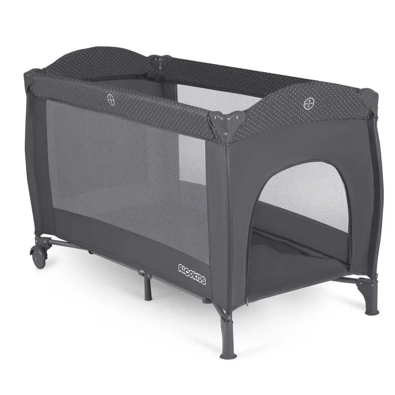Ліжечко дитяче туристичне Ricokids 125 x 65 x 78 см антрацит Ліжечко дитяче туристичне Ricokids 125 x 65 x 78 см антрацит