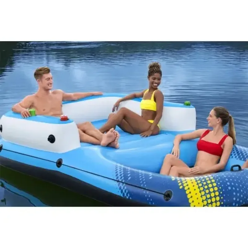 Матрац надувний для плавання 4-місний Bestway 43645, 305 x 186 x 58 см Матрац надувний для плавання 4-місний Bestway 43645, 305 x 186 x 58 см