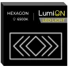 Світильник світлодіодний трикутний LumiOn L0-8, 485 x 244 см