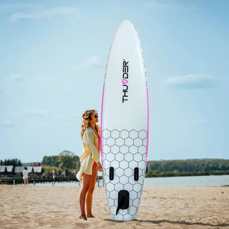 Надувна SUP дошка (Сапборд) з LED підсвічуванням THUNDER MOSSA 320