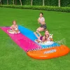 Гірка водна подвійна Bestway 52320 488 см, рожево-блакитна