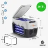 Дорожній холодильник з ременем Peme Go Adventure Orange 30 28,3 л, сірий