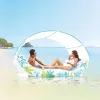 Шезлонг надувний Intex 56294 224 х 150 х 165 см, блакитно-білий Шезлонг надувний Intex 56294 224 х 150 х 165 см, блакитно-білий