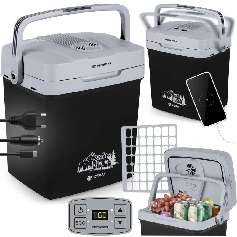 Холодильник туристичний Berdsen Icemax 26 л чорний Холодильник туристичний Berdsen Icemax 26 л чорний