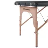 Масажний стіл inSPORTline Orashi 2-Section Wooden, чорний