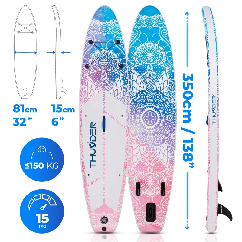 Надувна SUP дошка (Сапборд) THUNDER AURORA 350
