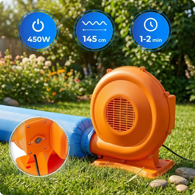 Надувний ігровий майданчик KiNDi DPZ006 380 x 320 x 200 см з насосом 450W