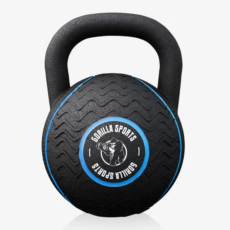Гирі прогумовані Gorilla Sports 12 кг, 16 кг