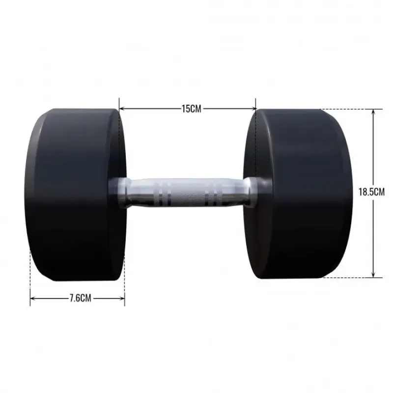 Гантель прогумована Gorilla Sports 100532-00049-0026 22,5 кг