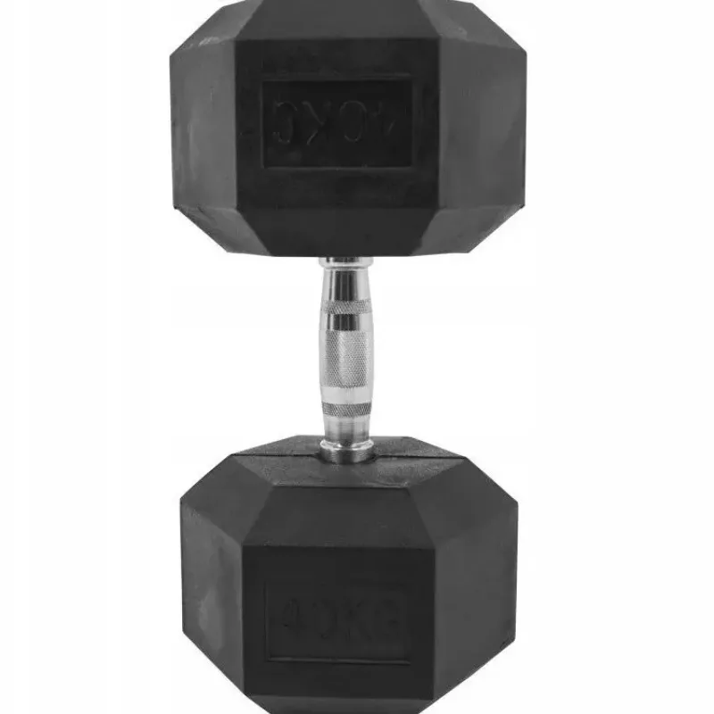 Гантель шестигранна Gorilla Sports Hex 40 кг Гантель шестигранна Gorilla Sports Hex 40 кг