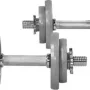 Гантелі чавунні Gorilla Sports 2 x 13,5 кг, сірі