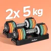 Ганетлі регульовані Rebel Active RBA-2334 2 x 5 кг Ганетлі регульовані Rebel Active RBA-2334 2 x 5 кг