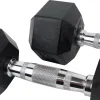 Гантель шестигранна UnderFit ‎‎UF54 32,5 кг