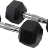 Гантель шестигранна UnderFit UF56 37,5 кг Гантель шестигранна UnderFit UF56 37,5 кг
