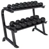 Стійка з шестигранними гантелями Gorilla Sports Hex 2 х 6-30 кг Стійка з шестигранними гантелями Gorilla Sports Hex 2 х 6-30 кг