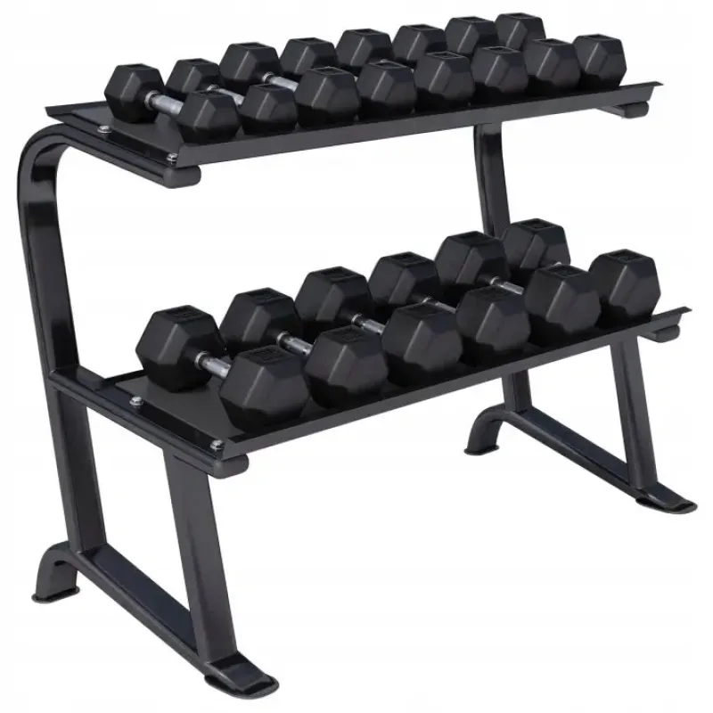 Стійка з шестигранними гантелями Gorilla Sports Hex 2 х 6-30 кг Стійка з шестигранними гантелями Gorilla Sports Hex 2 х 6-30 кг