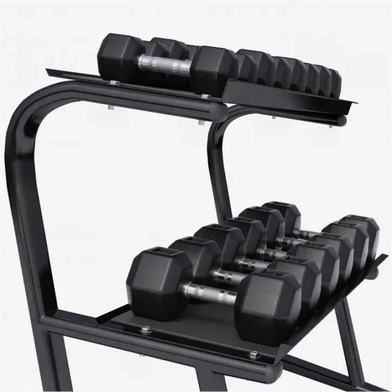 Стійка з шестигранними гантелями Gorilla Sports Hex 2 х 6-30 кг Стійка з шестигранними гантелями Gorilla Sports Hex 2 х 6-30 кг