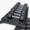 Стійка з шестигранними гантелями Gorilla Sports Hex 2 х 6-30 кг Стійка з шестигранними гантелями Gorilla Sports Hex 2 х 6-30 кг