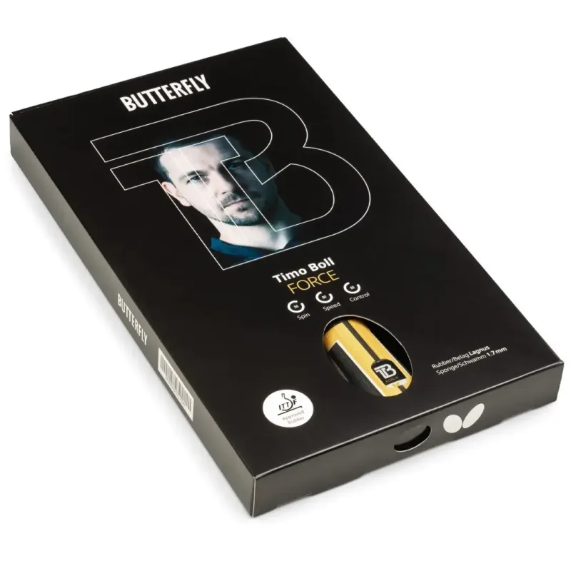 Ракетка для настільного тенісу BUTTERFLY Timo Boll Force, чорно-червоний