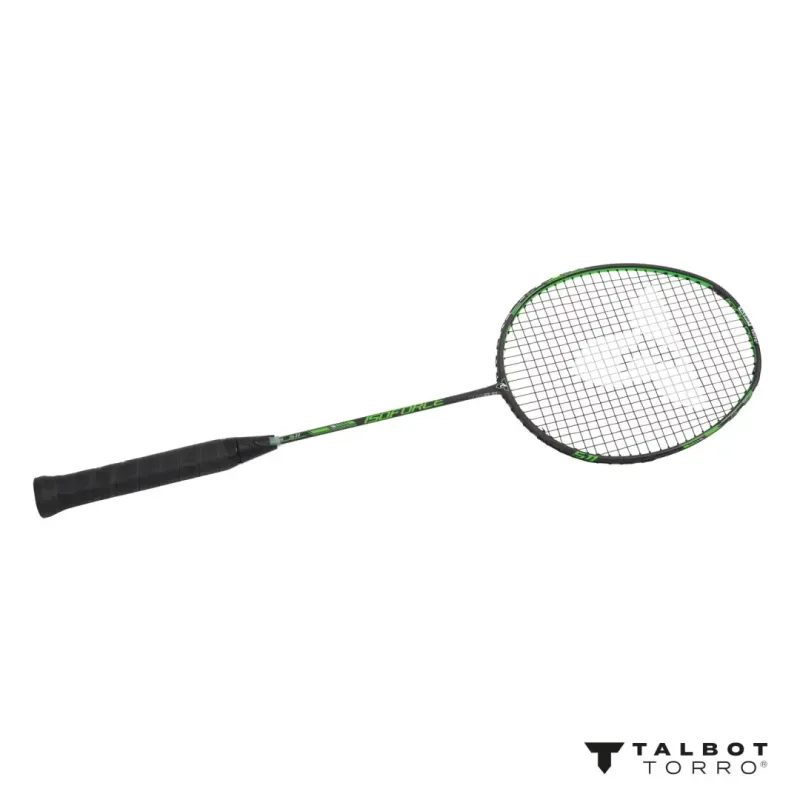 Ракетка для бадмінтону TALBOT-TORRO Isoforce 511, чорно-зелена Ракетка для бадмінтону TALBOT-TORRO Isoforce 511, чорно-зелена