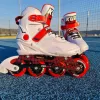 Роликові ковзани KUBISPORT розмір 38, біло-червоні Роликові ковзани KUBISPORT розмір 38, біло-червоні