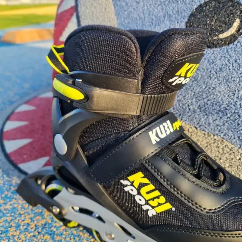 Роликові ковзани KUBISPORT розмір 42, чорно-жовті