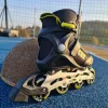 Роликові ковзани KUBISPORT розмір 43, чорно-жовті Роликові ковзани KUBISPORT розмір 43, чорно-жовті