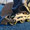 Роликові ковзани KUBISPORT розмір 43, чорно-жовті Роликові ковзани KUBISPORT розмір 43, чорно-жовті