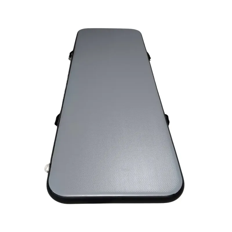 Мат гімнастичний Pompowana 200 x 100 x 10 см, чорно-сірий