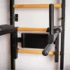 Шведська стінка BenchK 222B з турніком та брусами, чорна