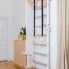 Шведська стінка BenchK 711W + A204 з аксесуарами, біла
