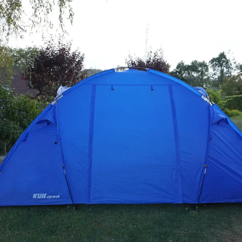 Намет туристичний 4-місний Outdoor KUBISPORT, сіро-синій Намет туристичний 4-місний Outdoor KUBISPORT, сіро-синій