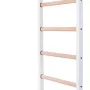 Шведська стінка BenchK 211W 230 x 67 см з турніком, біла