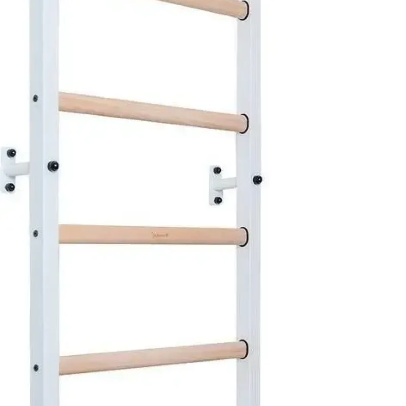 Шведська стінка BenchK 310W 240 x 67 см з турніком, біла