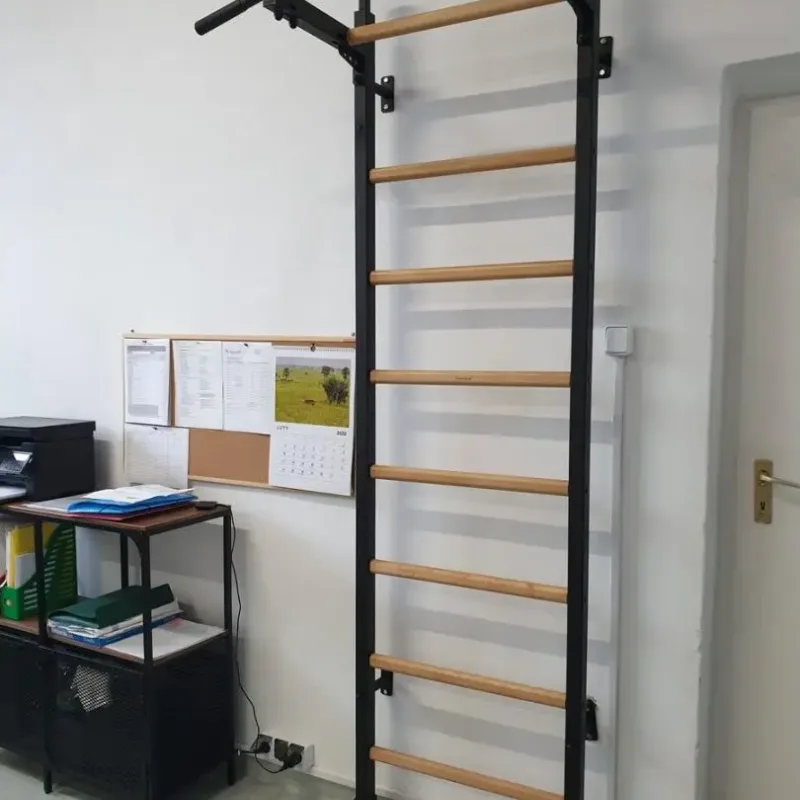Шведська стінка BenchK 521B з турніком, чорна