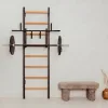 Шведська стінка BenchK Drabinka з турніком, чорна Шведська стінка BenchK Drabinka з турніком, чорна