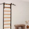 Шведська стінка BenchK Drabinka з турніком, чорна Шведська стінка BenchK Drabinka з турніком, чорна