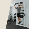 Шведська стінка Gamma Workout Grand з турніком та поручнями, біла Шведська стінка Gamma Workout Grand з турніком та поручнями, біла