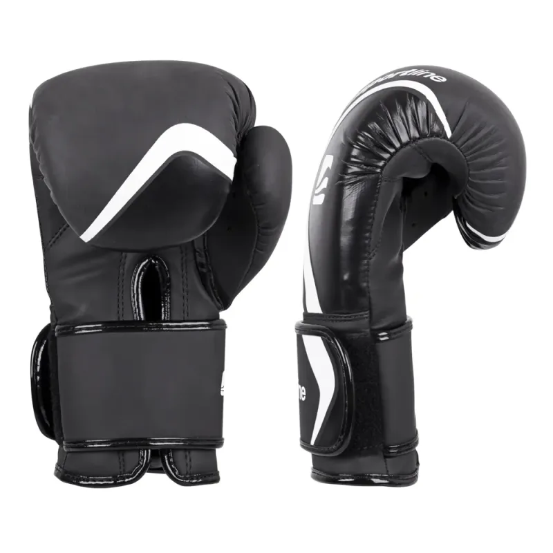 Настінна електронна ударна мішень inSPORTline Smartpunch + боксерські рукавички inSPORTline Shormag Колір чорний, розмір 8 унцій
